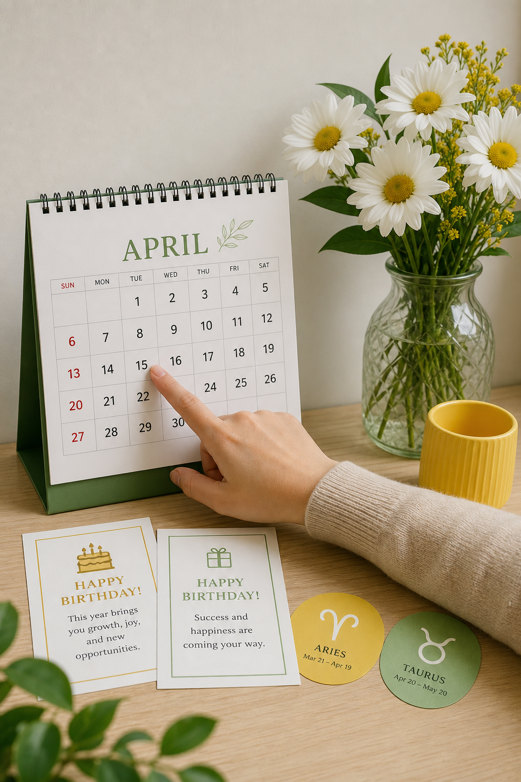 April celebrity birthday date and zodiac lookup form preview