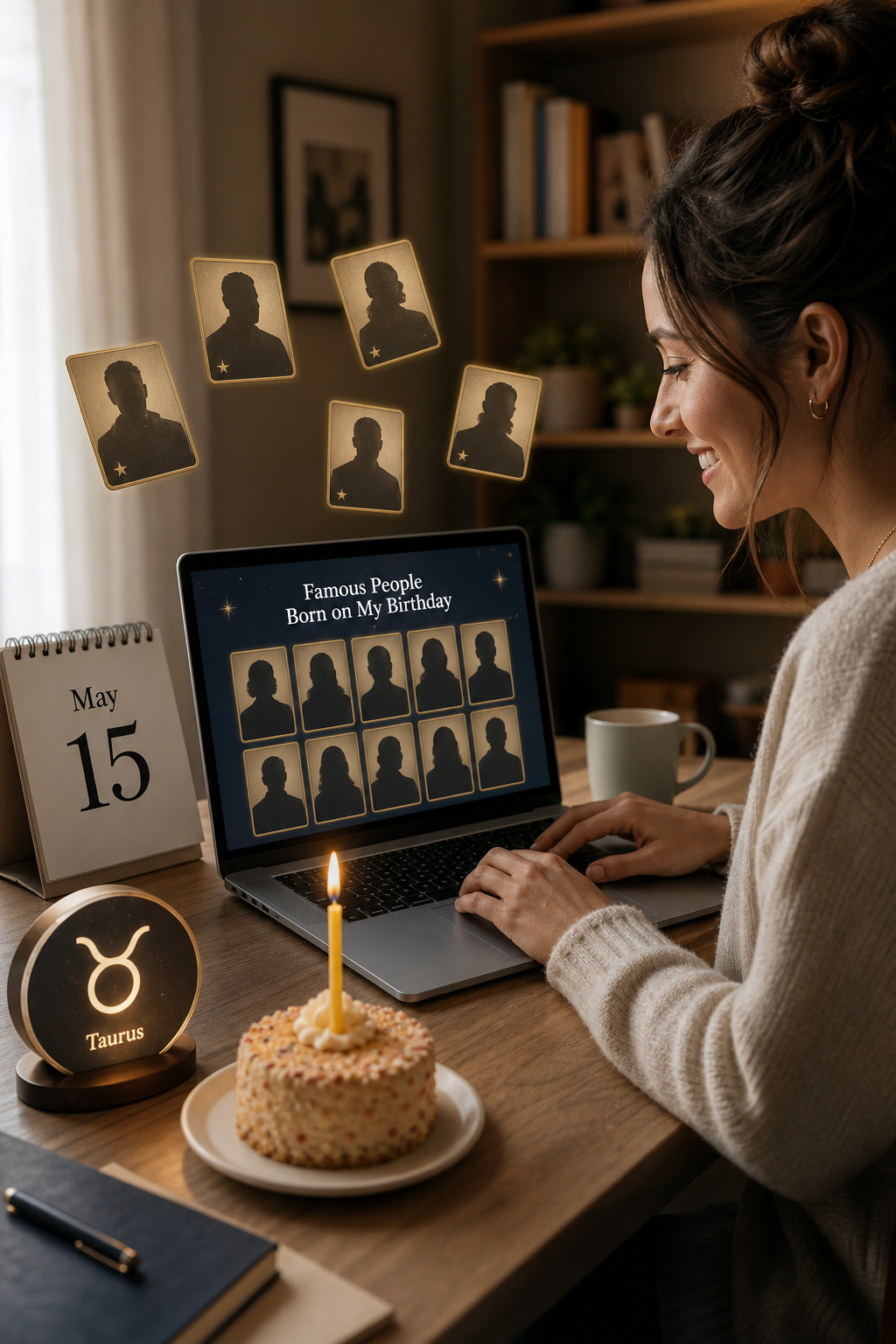 Famous People Born on My Birthday lookup and birthday card preview