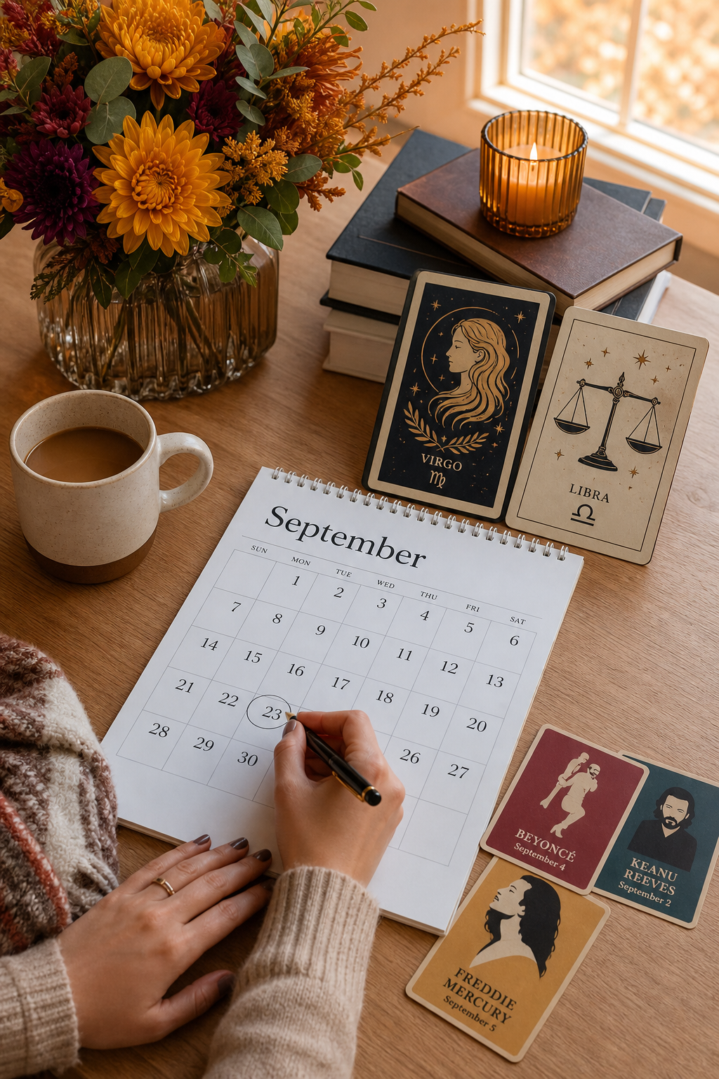 September celebrity birthday date and zodiac lookup form preview