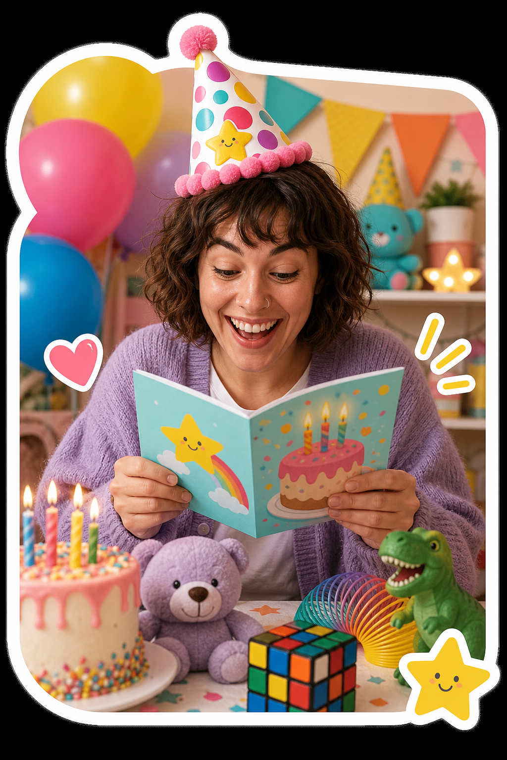 For a Child at Heart birthday card meme generator idea