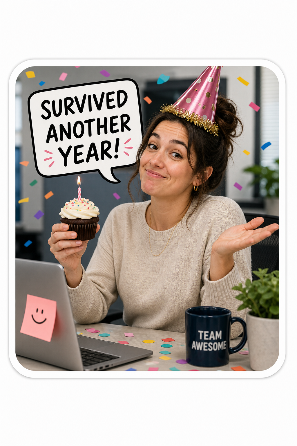 Coworker birthday meme generator idea