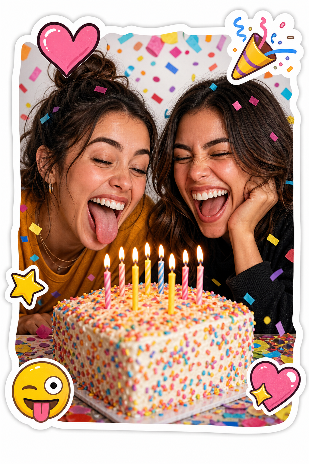 Best Friend birthday cake meme generator idea
