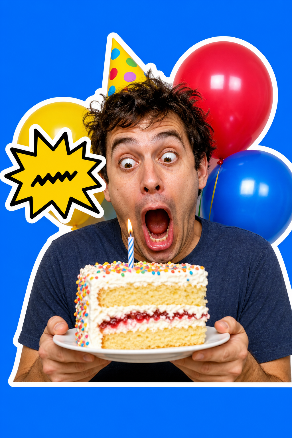 Bold Caption birthday meme generator style