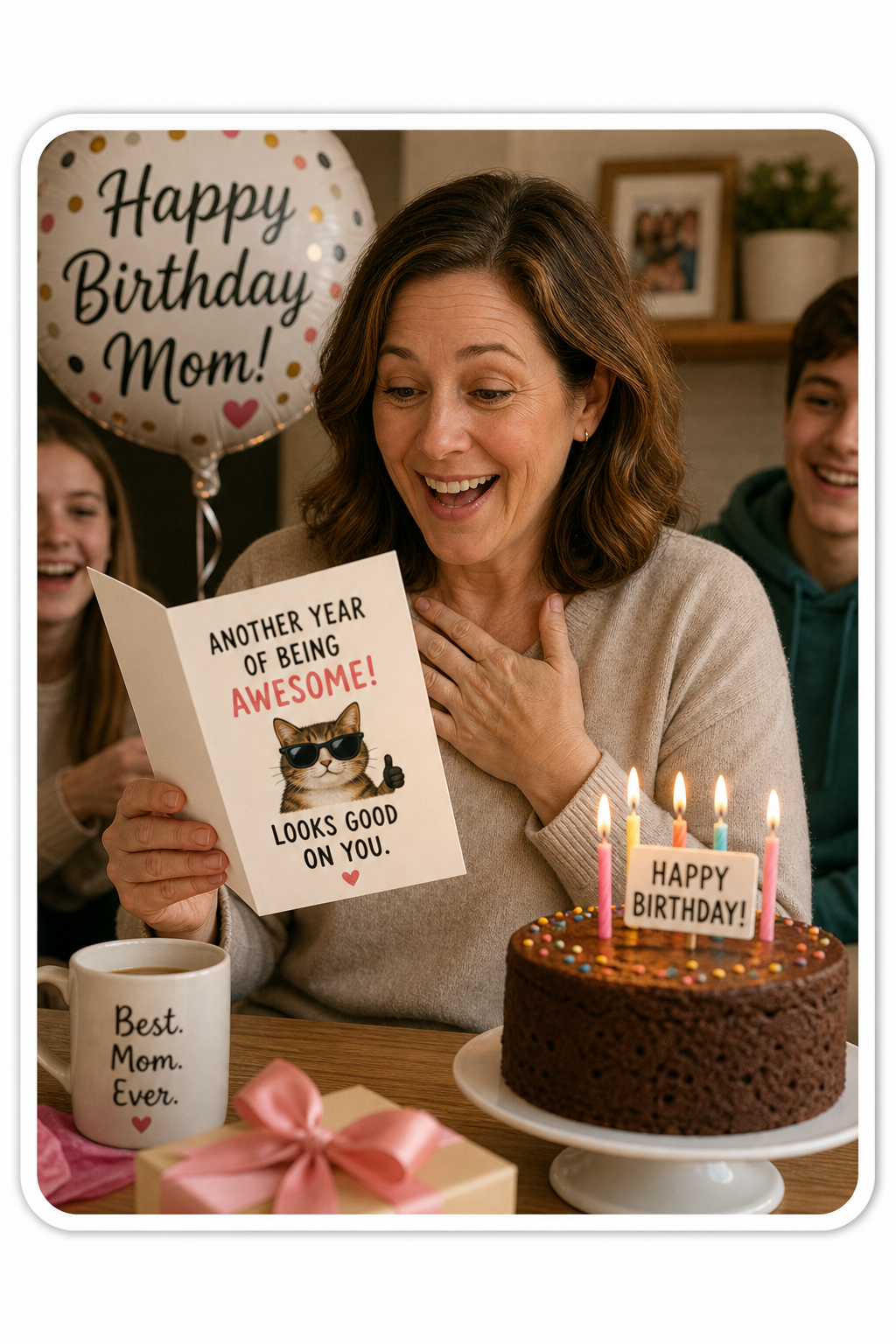 For Mom or Dad birthday card meme generator idea