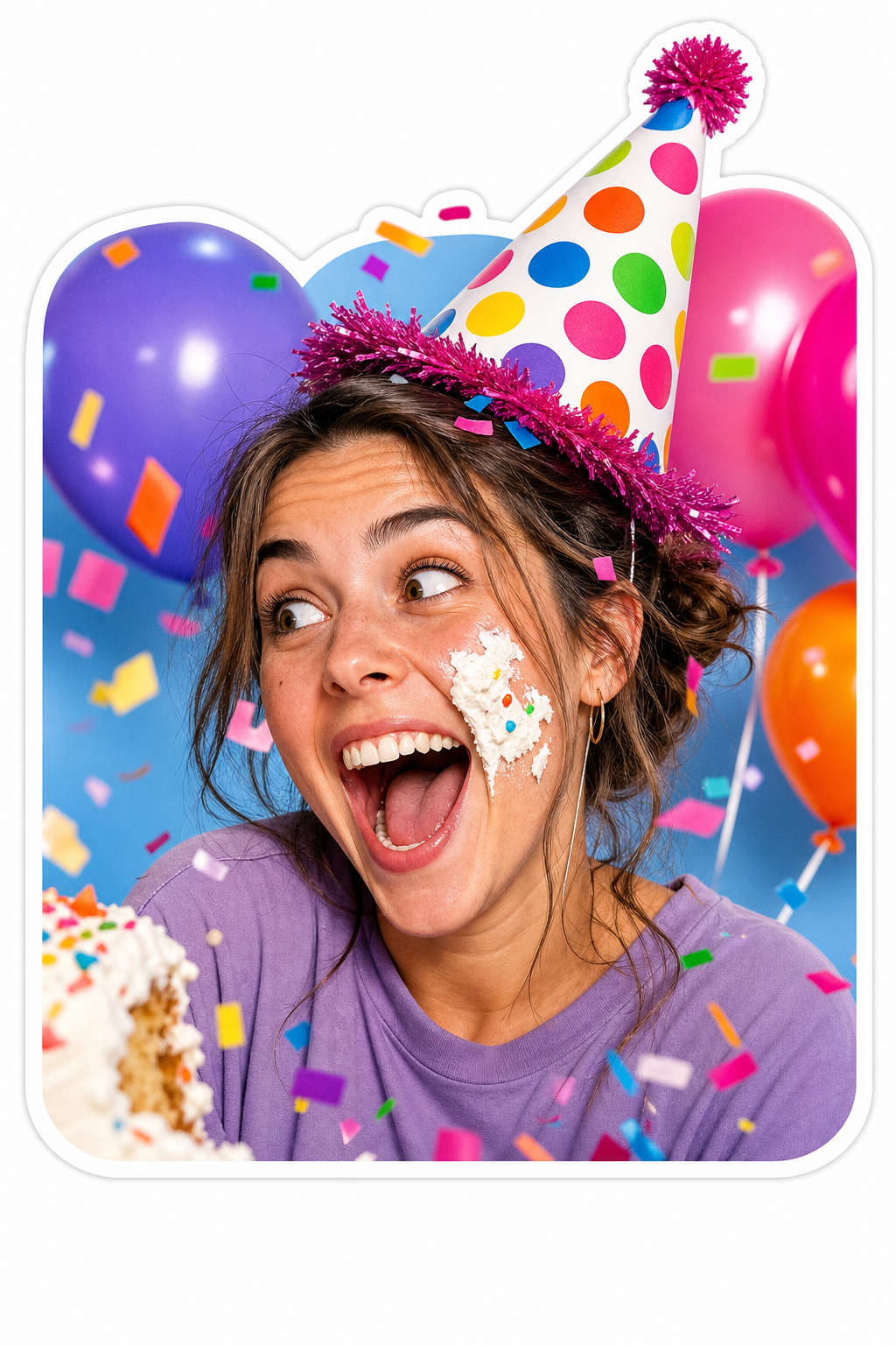 Cute Chaos birthday meme generator style
