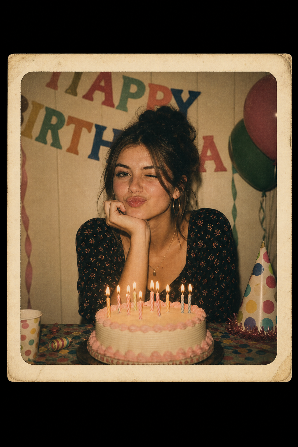 Retro Keepsake birthday card meme generator style